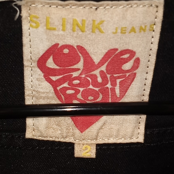 NEW Slink Jeans Black Denim Jean Jack w Removable Leopard Print Fx Fur Collar - Picture 3 of 12